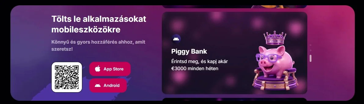 Töltsd le a mobilalkalmazást.